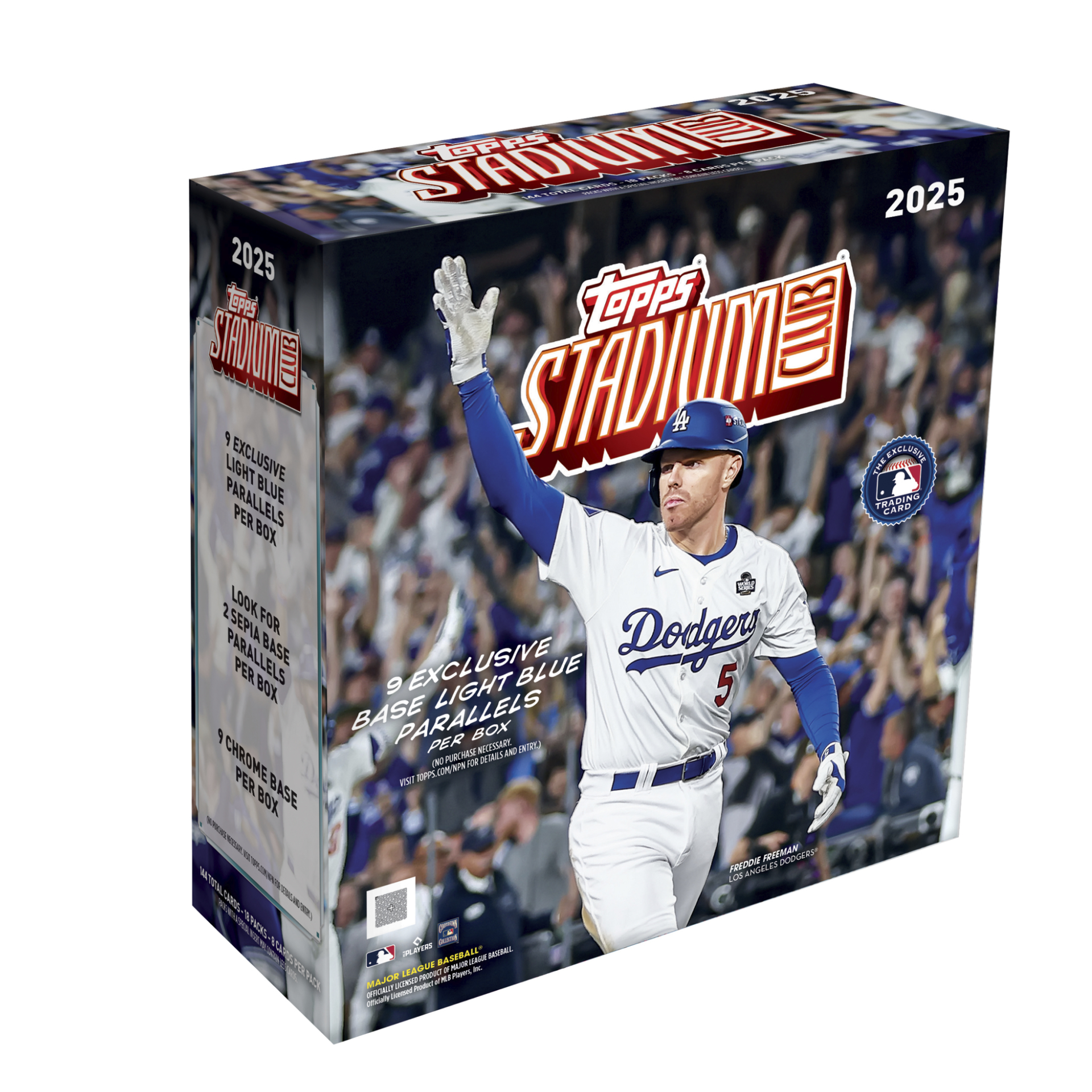 2025 Topps Stadium Club Baseball Mega Box | 9 Exclusive Light Blue