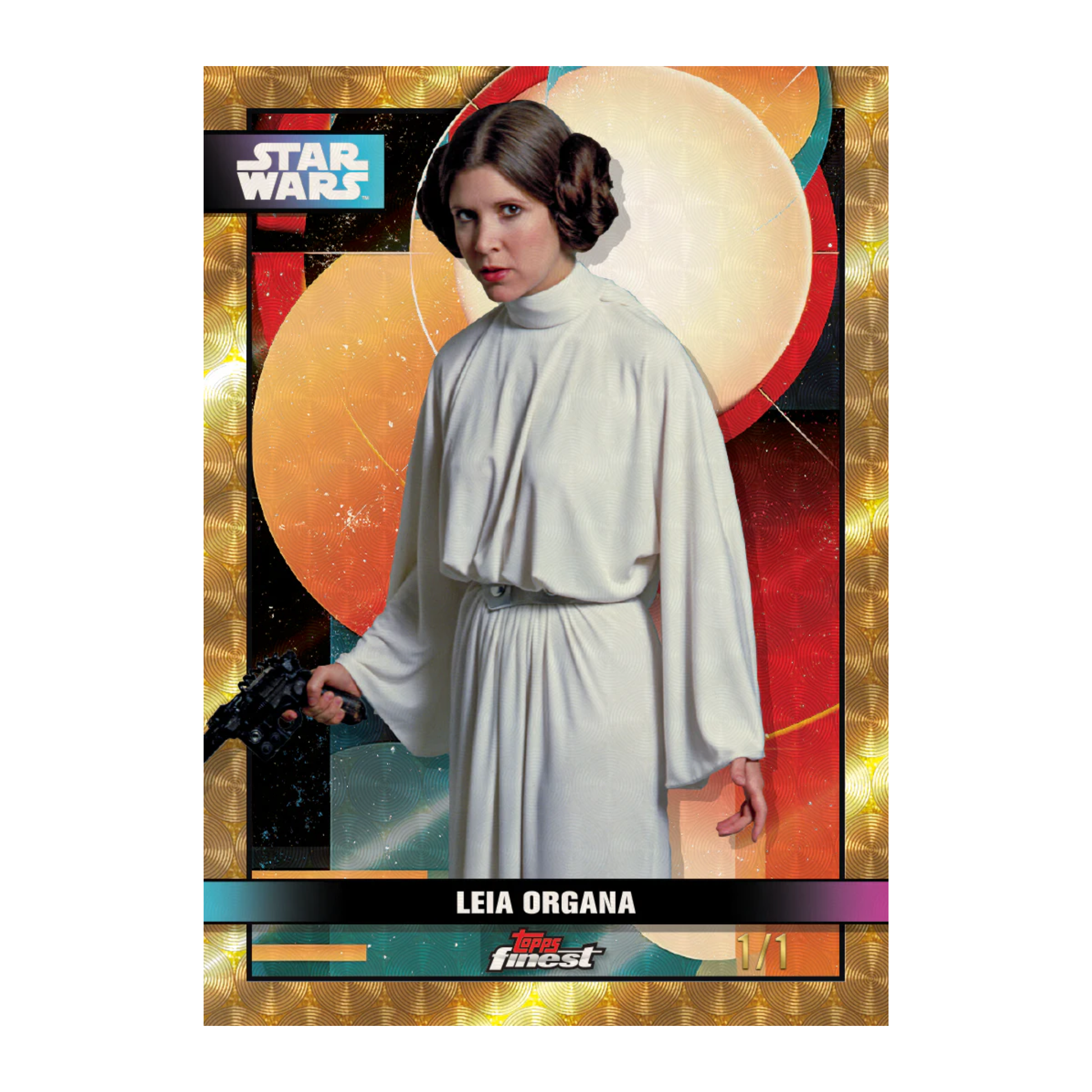 2025 Topps Star Wars Smugglers Outpost Topps Finest Princess Leia