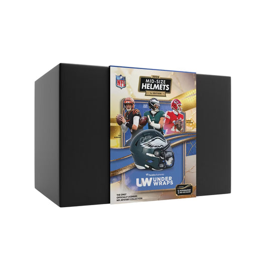 2026 Fanatics Under Wraps Autographed NFL Mid-Size Helment - Single Mystery Box
