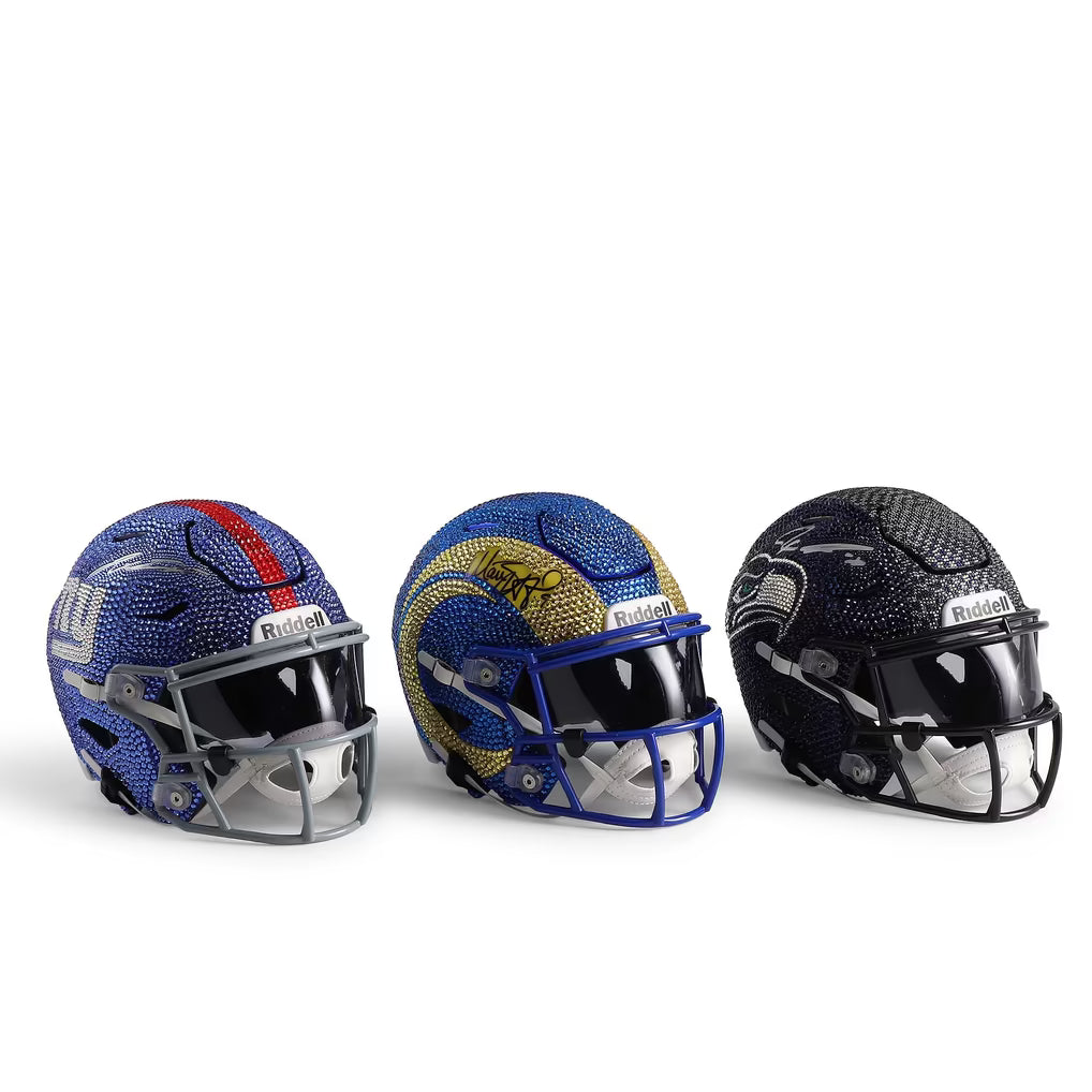 2026 Fanatics Under Wraps Autographed NFL Mid-Size Helment - Art Helmets