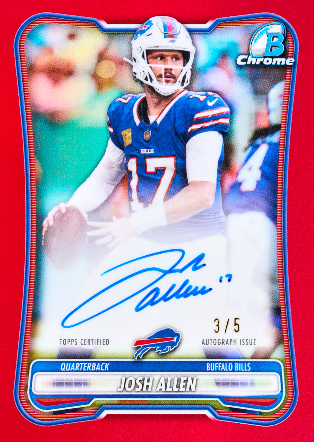 2026 Bowman Football Josh Allen Autograph Card