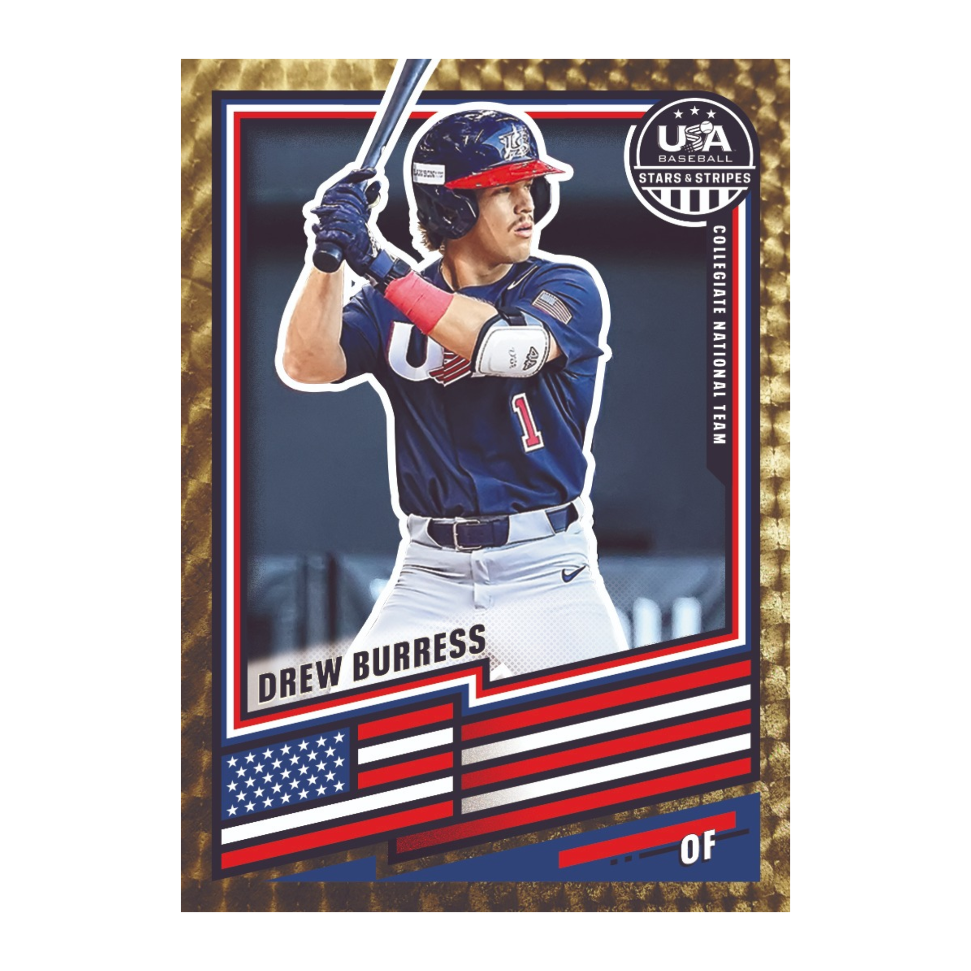 2026 Panini Stars & Stripes Prizm Baseball Drew Burress