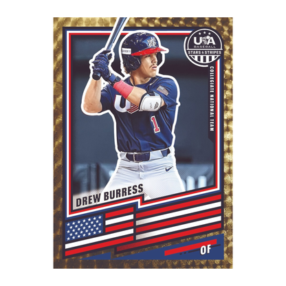 2026 Panini Stars & Stripes Prizm Baseball Drew Burress