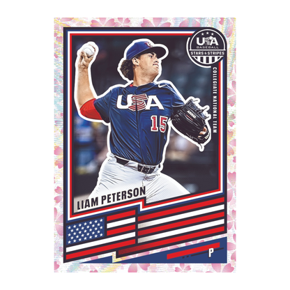 2026 Panini Stars & Stripes Prizm Baseball Liam Peterson