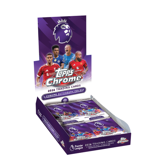 2026 Topps Chrome Premier League Soccer Hobby Box