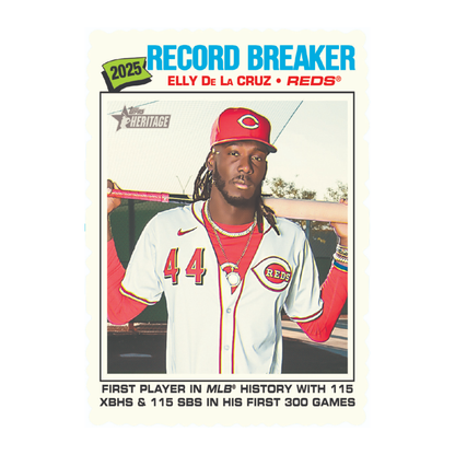 2026 Topps Heritage Baseball Elly De La Cruz