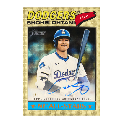 2026 Topps Heritage Baseball Shohei Ohtani  Autograph