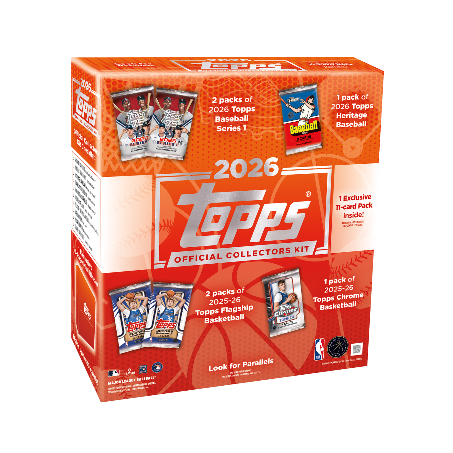 2026 Topps Official Collector Kit Front of Box