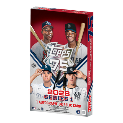 2026 Topps Series 1 Baseball Hobby Box - 1 Auto/Relic & Silver