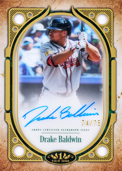 2026 Topps Tier One Baseball Drake Baldwin Autograph