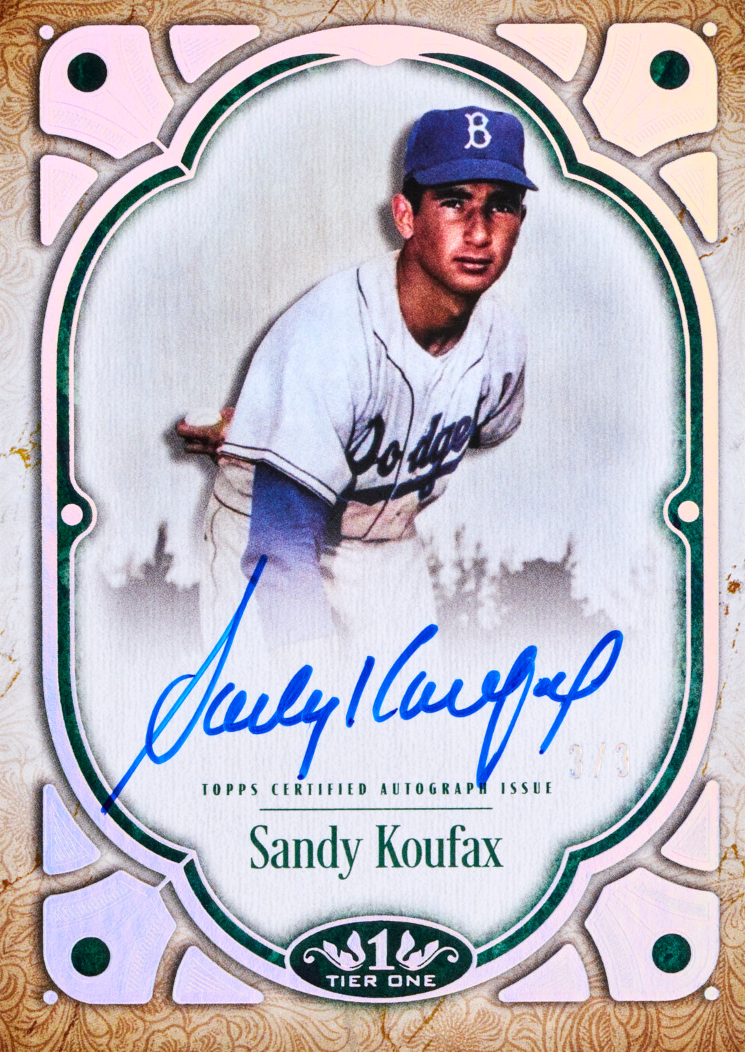2026 Topps Tier One Baseball Sandy Koufax Autograph
