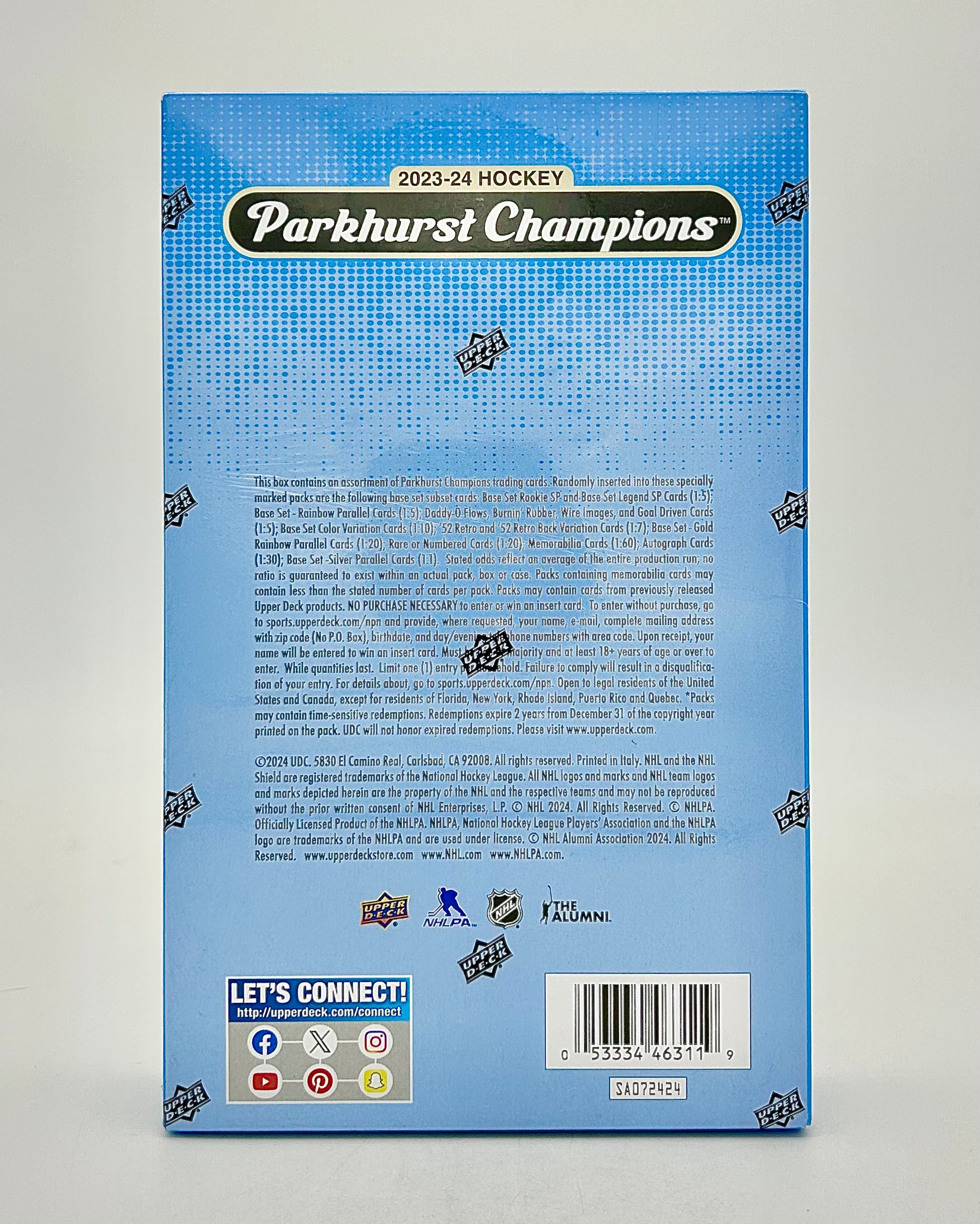 2023-24 Upper Deck Parkhurst Champions Hockey Hobby Box
