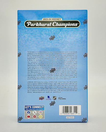 2023-24 Upper Deck Parkhurst Champions Hockey Hobby Box