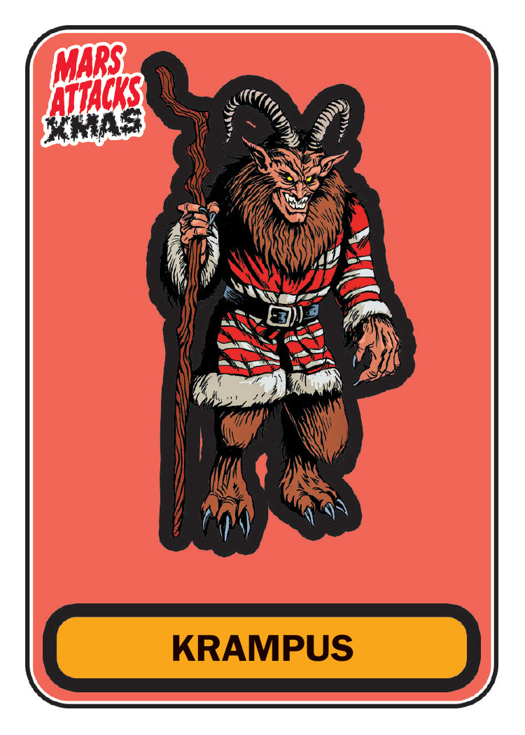 2026 Topps Mars Attacks Xmas Krampus Card