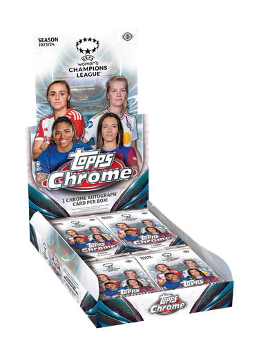 2023-24 Topps Chrome UEFA Women's Champions League Hobby Box