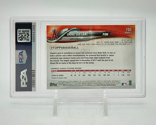 2018 Topps Pitching #700 Shohei Ohtani PSA 10