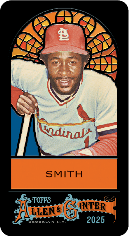 2025 Topps Allen & Ginter Baseball Mini Stained Glass Ozzie Smith