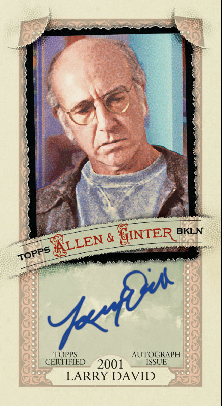 2025 Topps Allen & Ginter Baseball Mini Larry David Autograph