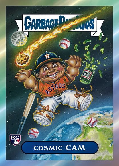 2025 Bowman Chrome Garbage Pail Kids' with a cosmic theme