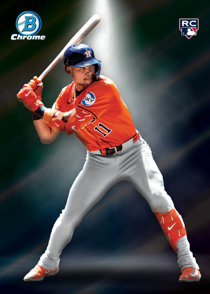 2025 Bowman Chrome Spot Lights insert card.