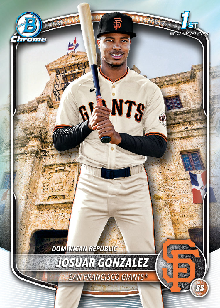 2025 Bowman Chrome Josuar Gonzalez International Refractor Variation