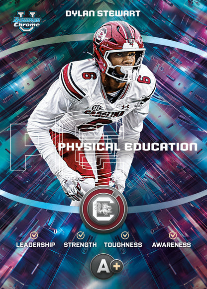 2025 Bowman University Chrome Football Dylan Stewart
