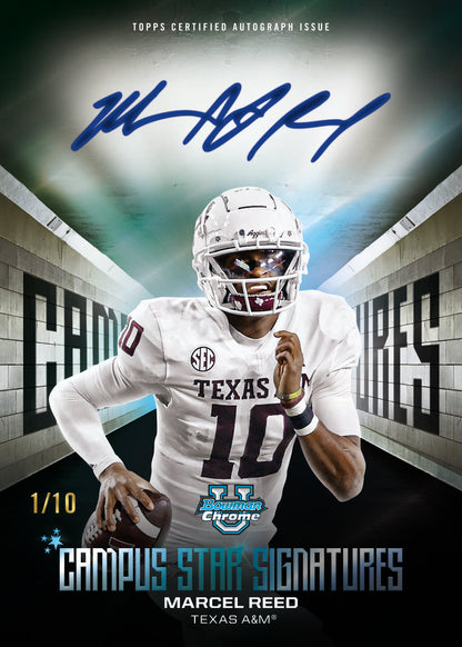 2025 Bowman University Chrome Football Marcel Reed