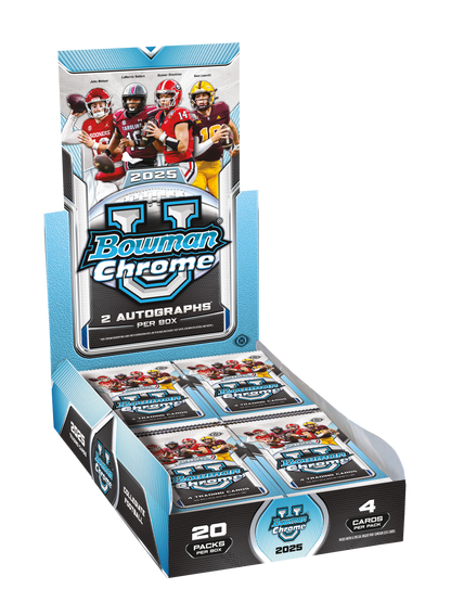 2025 Bowman University Chrome Football Hobby Box