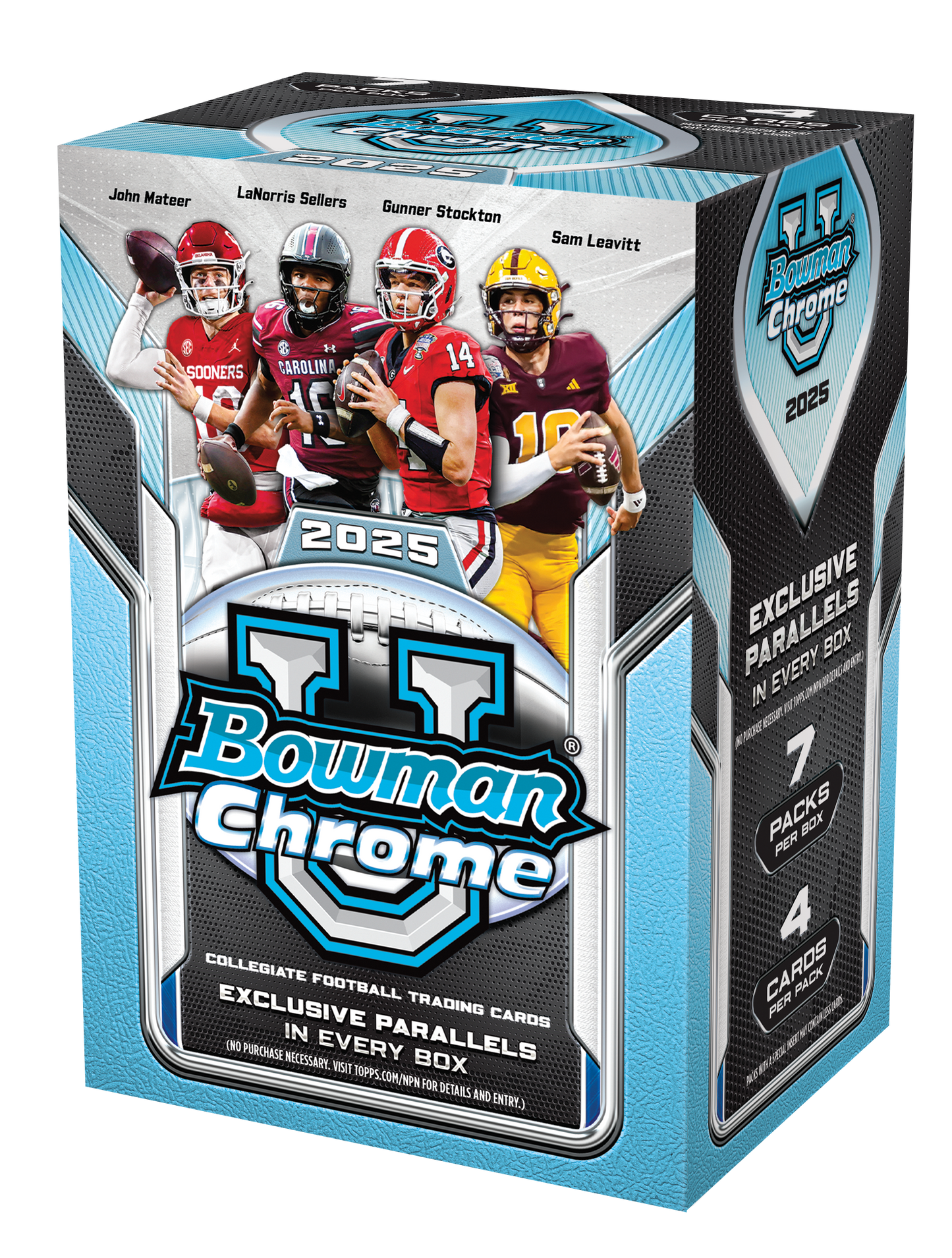 2025 Bowman University Chrome Football Value Box