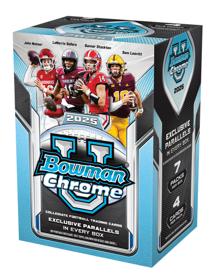 2025 Bowman University Chrome Football Value Box
