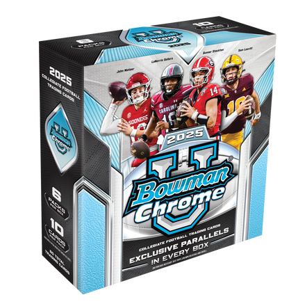 2025 Bowman University Chrome Football Mega Box