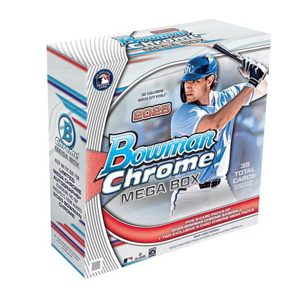 2025 Bowman Chrome Baseball Mega Box