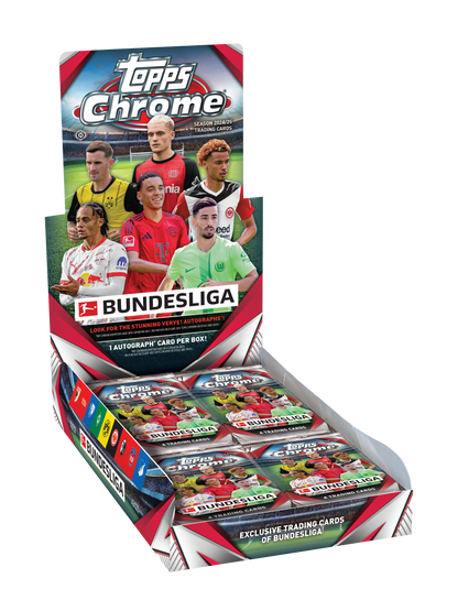 2024-25 Topps Chrome Bundesliga Soccer Hobby Box