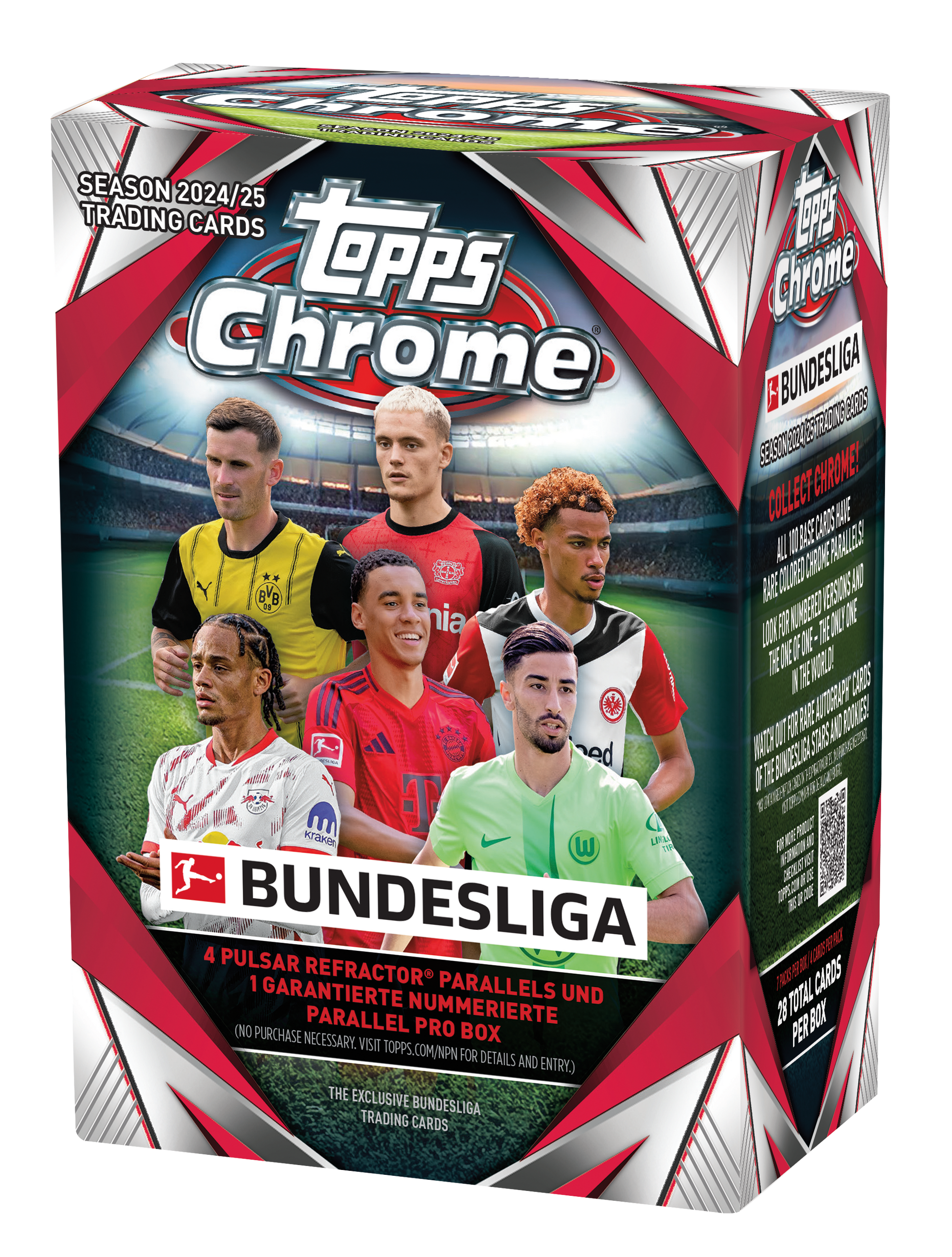 2024-25 Topps Chrome Bundesliga Soccer Value Box