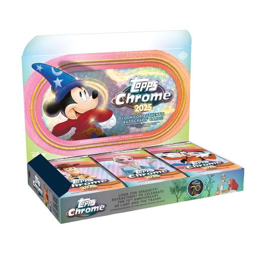 2025 topps Chrome Disney Hobby Box