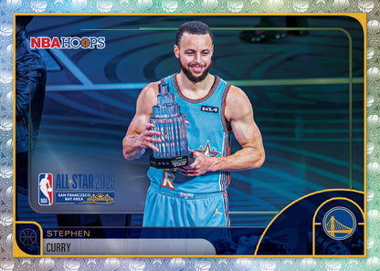 2025-26 Topps NBA Hoops Basketball Fanatics Exclusive Stephen Curry All Stars Card