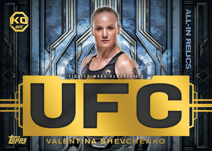 2025 Topps Knockout UFC Valentina Shevchenko