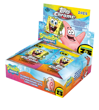 2025 Topps Chrome Spongebob Hobby Box