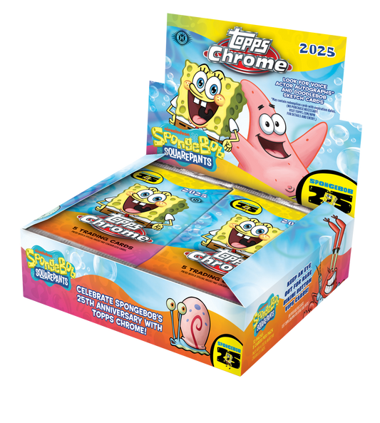 2025 Topps Chrome Spongebob Hobby Box