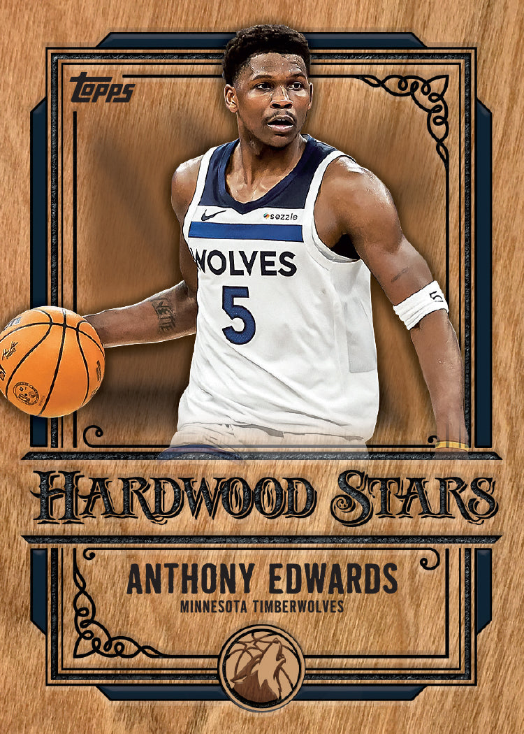 2025-26 Topps Basketball Hardwood Stars Anthony Edwards