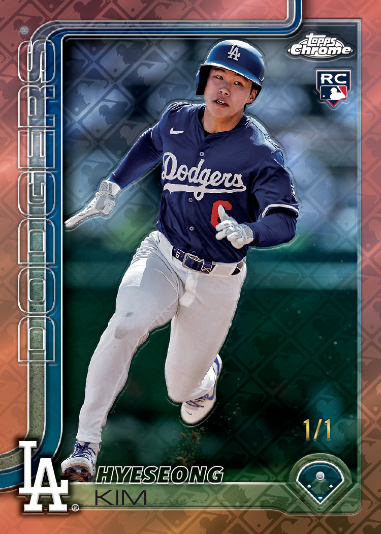 2025 Topps Chrome Baseball Logofractor Edition Mega Box Hyeseong Kim