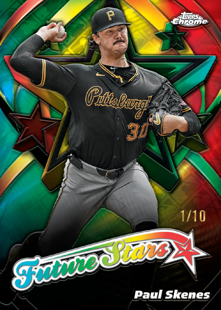2025 Topps Chrome Baseball Logofractor Edition Mega Box Paul Skenes