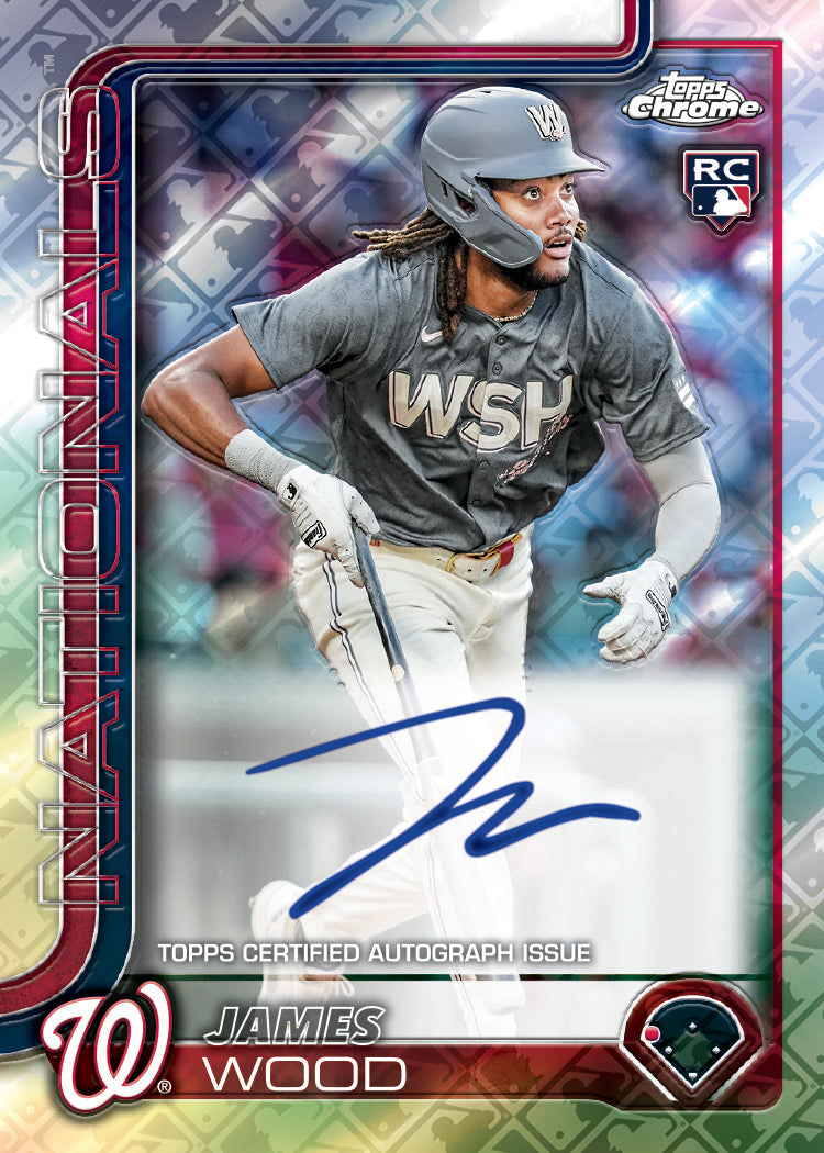 2025 Topps Chrome Baseball Logofractor Edition Mega Box James Wood