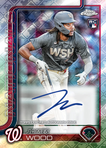 2025 Topps Chrome Baseball Logofractor Edition Mega Box James Wood