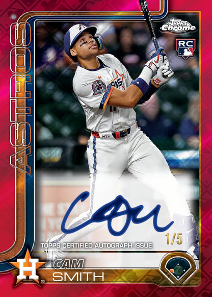 2025 Topps Chrome Baseball Logofractor Edition Mega Box Cam Smith