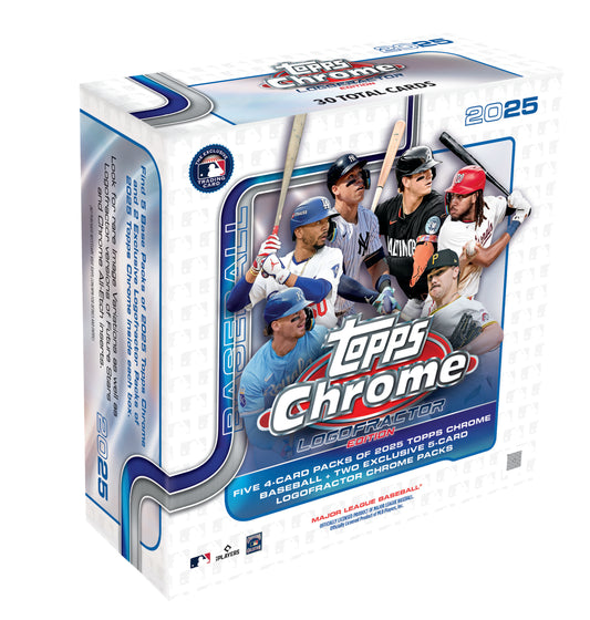 2025 Topps Chrome Baseball Logofractor Edition Mega Box