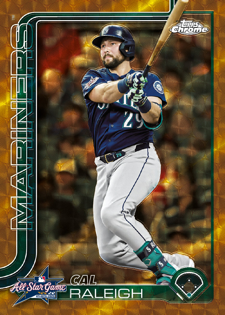 【数量限定】2025 Topps Chrome Baseball - VALUE 2025 Topps Chrome Baseball Value Box | 7 Packs & 4 Sepia