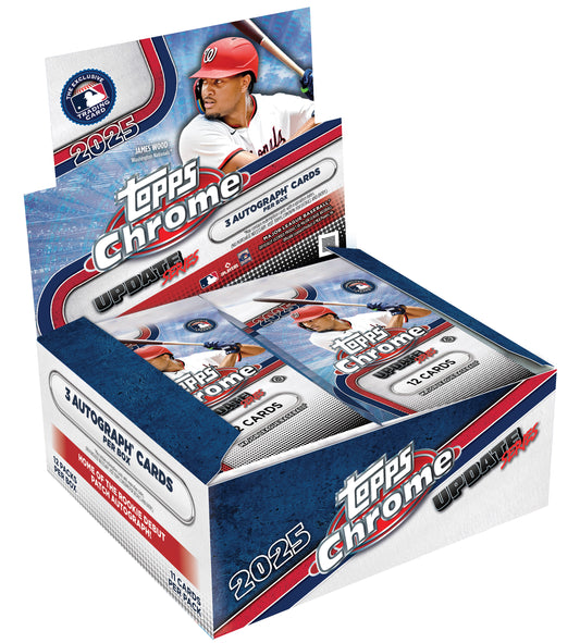 2025 Topps Chrome Update Baseball Jumbo Box