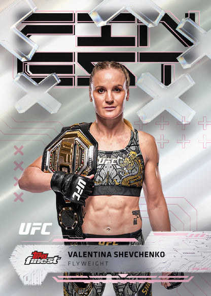 2025 Topps Finest UFC Valentina Shevchenko