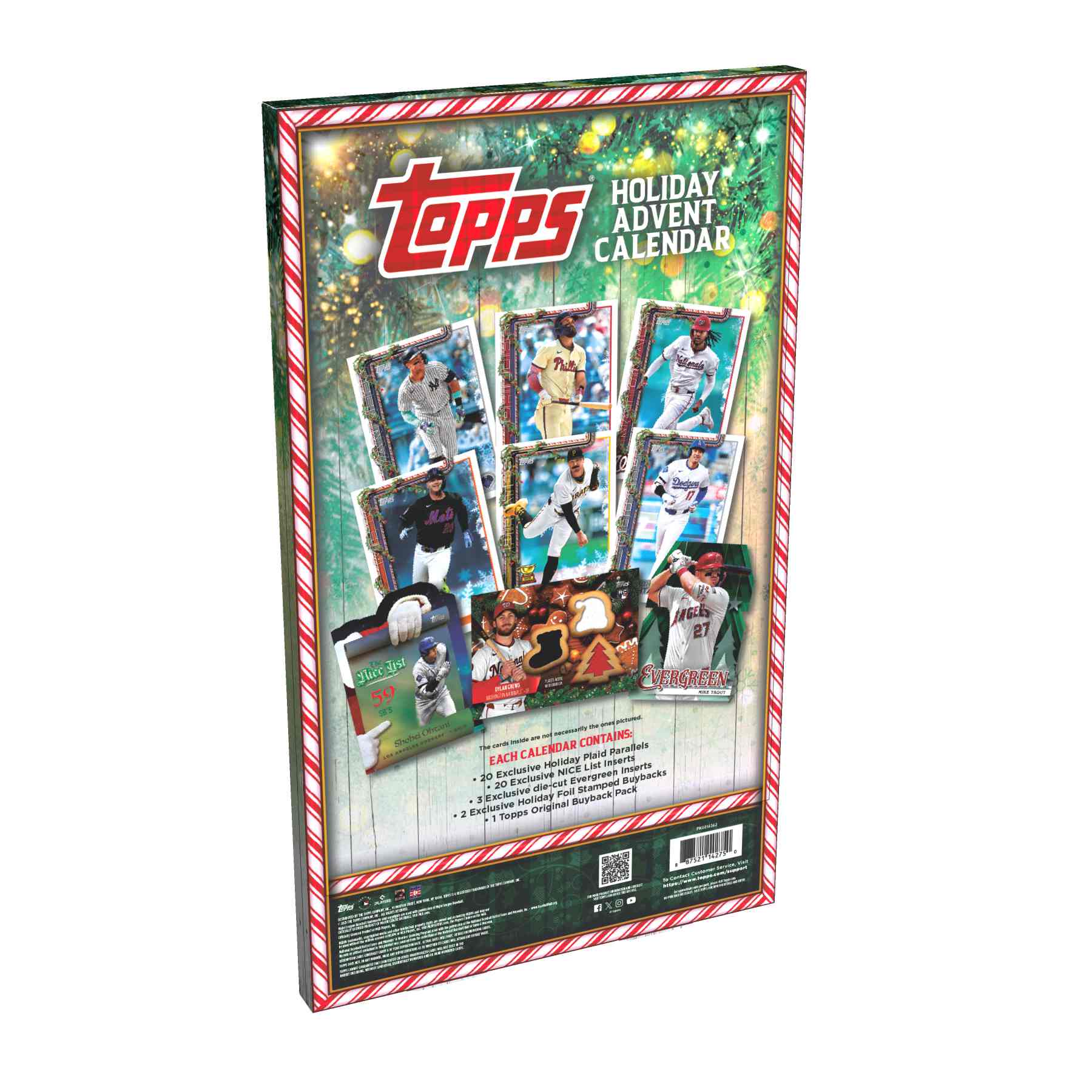 2025 Topps Holiday Baseball Advent Calendar | Exclusive Packs
